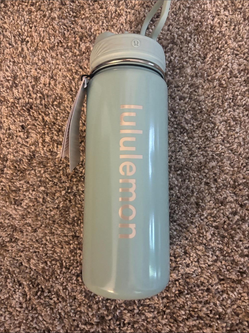 lululemon athletica Mint Green Stainless Steel Water Bottle
